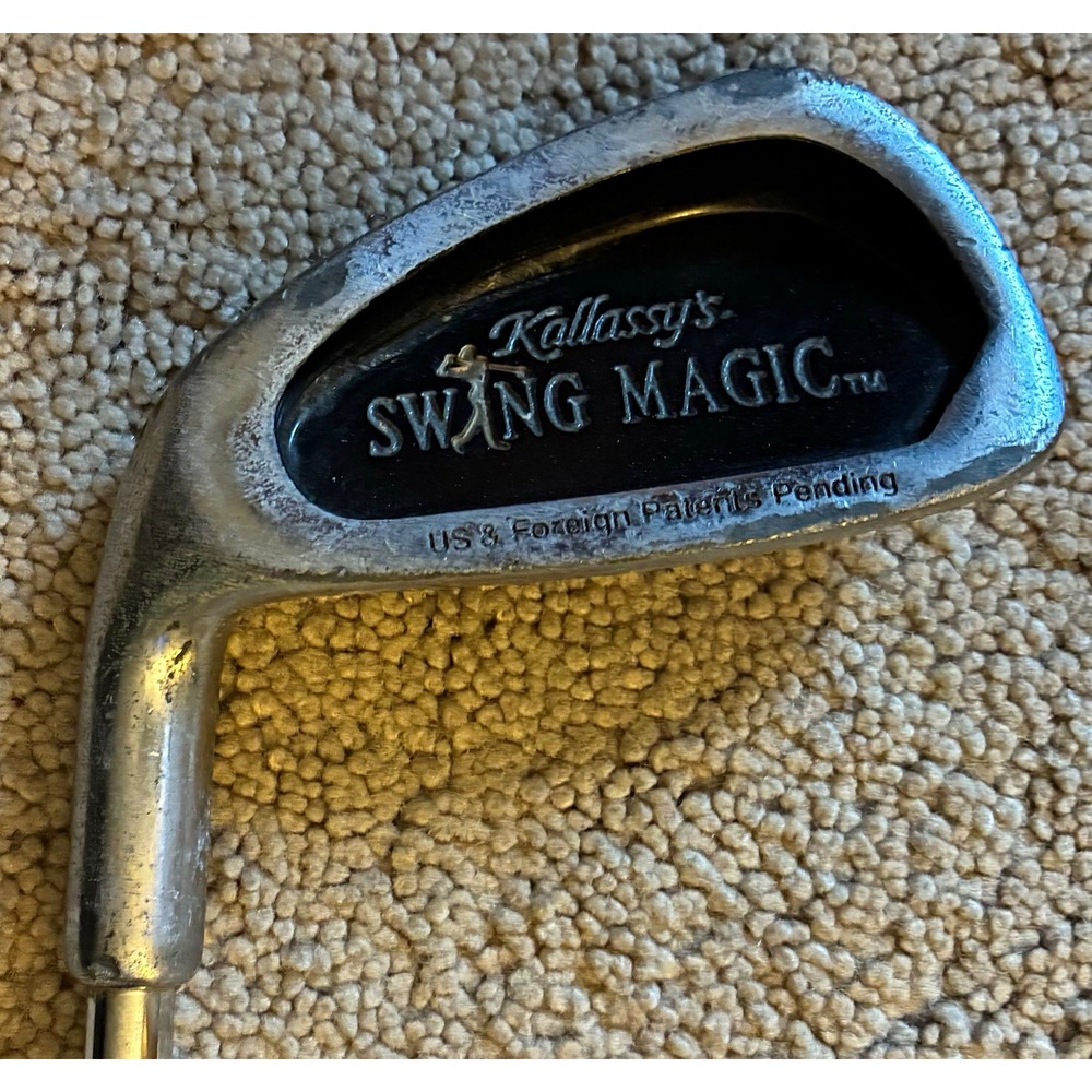 Kallassy's Swing Magic Golf Swing Trainer Aid Metal Silver/Black Indoor/Outdoor